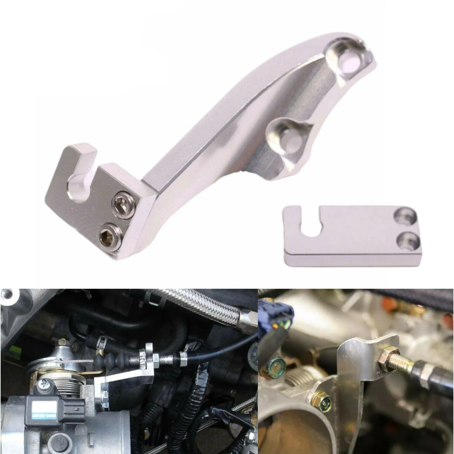 K Series Throttle Cable Bracket Compatible with Civic Integra EF EG EK DC2 K Series No Cruise Control