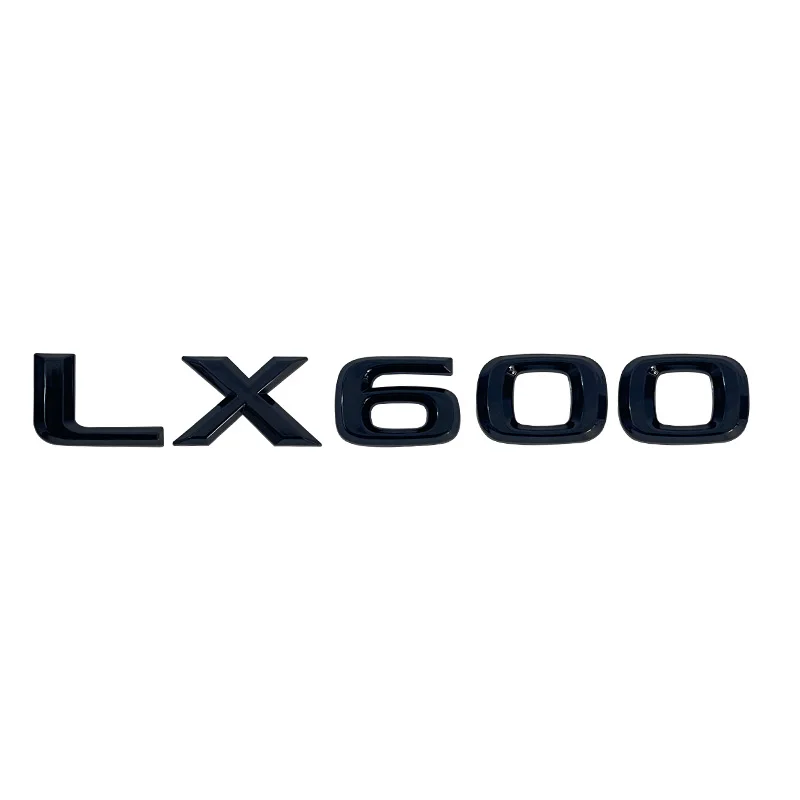 Suitable for Lexus LX470 LX570 LX600 tail badge decorative metal letter stickers