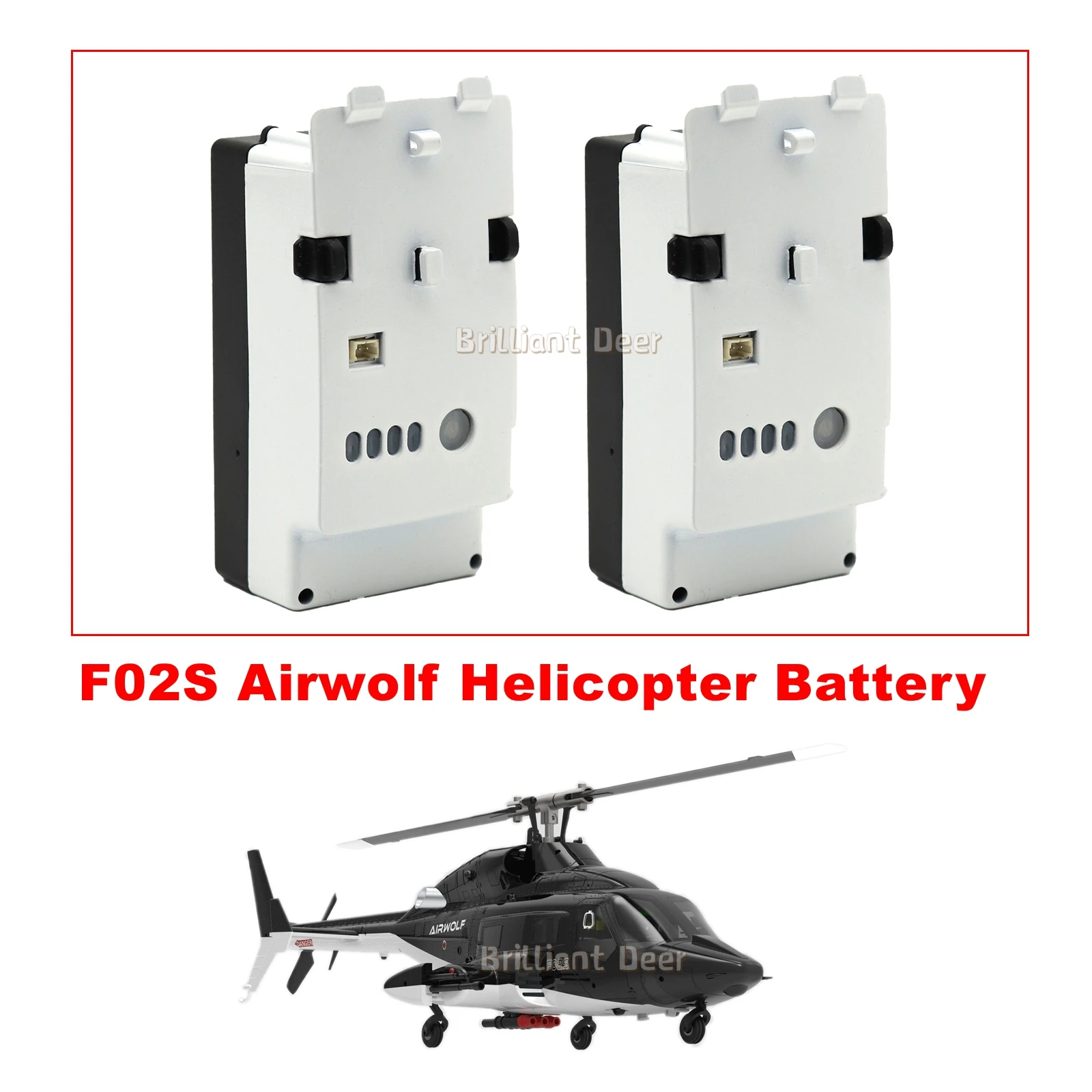YUXIANG F02S Airwolf GPS Stabilized Helicopter -Replacement Parts Fuselage Battery Accessories