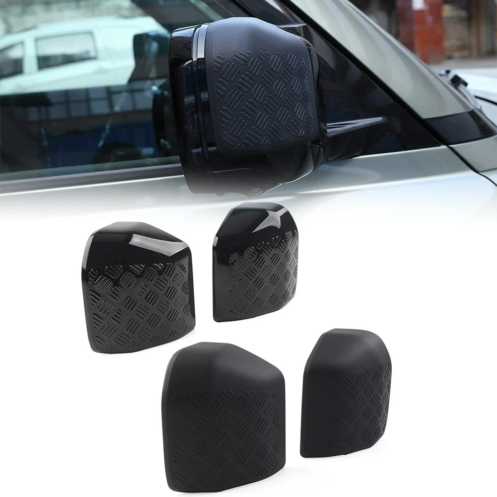 2 Pcs Car Exterior Rear View Mirror Cover Trim Deocration Accessories For Land Rover Defender 90 110 2020 2021 2022 2023