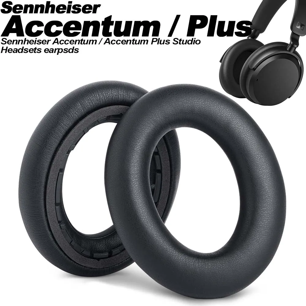 Ersatz für Sennheiser Accentum / Accentum Plus Studio Kopfband-Ohrpolster Kopfhörer-Kissen Kopfhörer-Ohrmuscheln