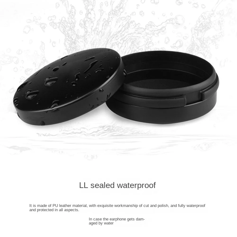 Metal Earphone Box Drop-Proof Pressure-Resistant Aluminum Alloy Headphone Storage Box-AT36