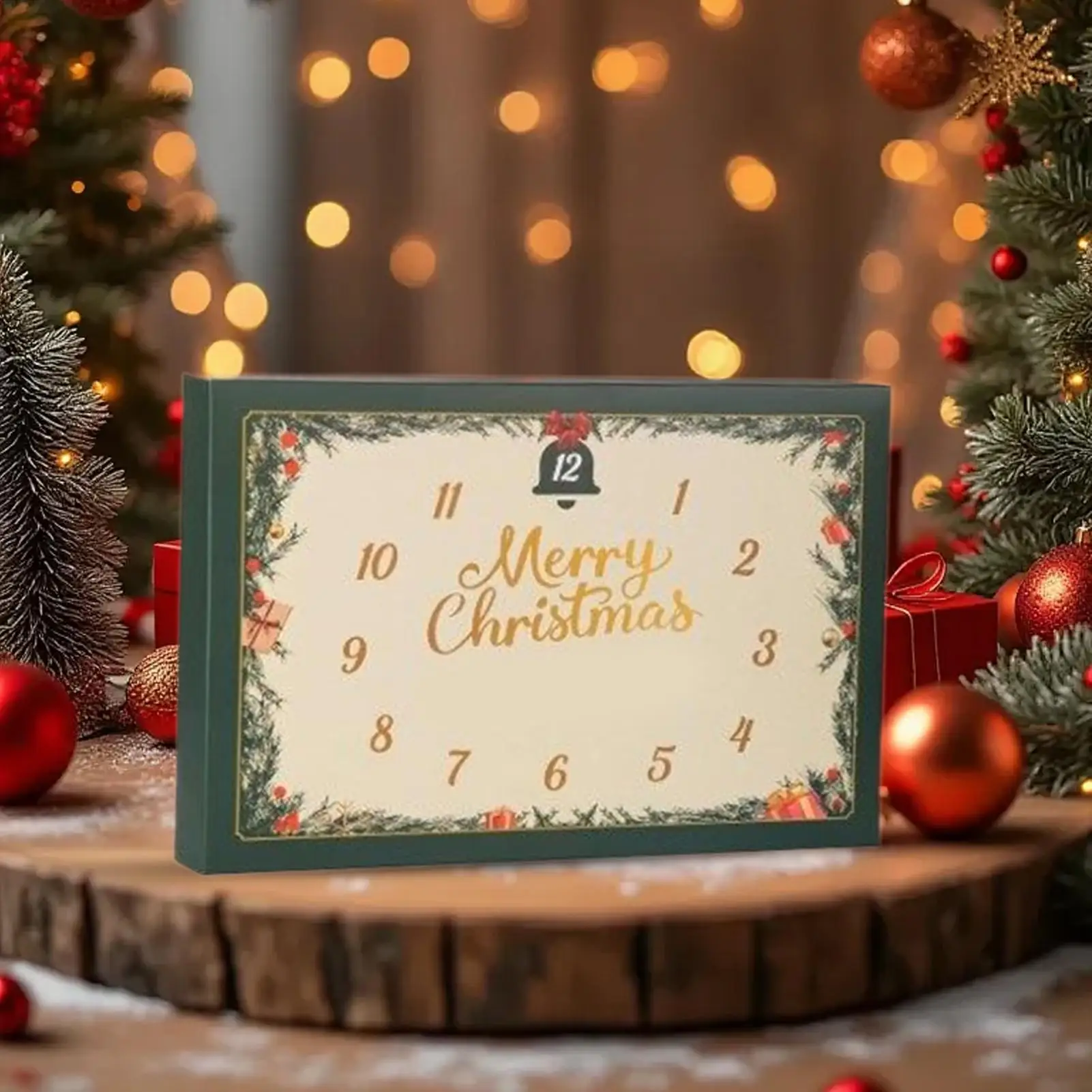 

Christmas Countdown Calendar 2d Acrylic Holiday Party Favor 24 Days Emotional Calendar Advent 2025 for Birthday Kids Teens