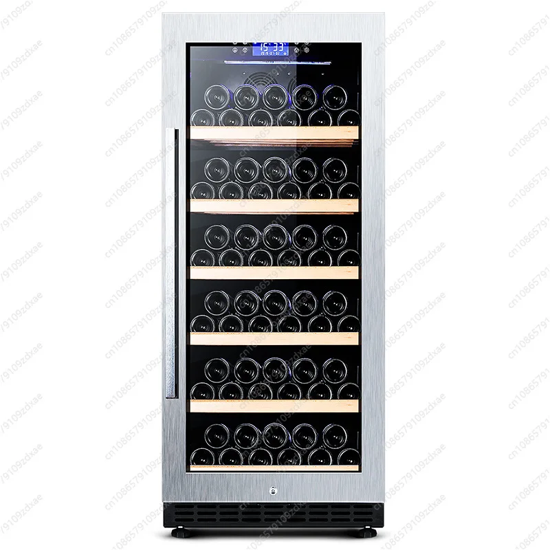 

Constant temperature wine cabinet Household double-layer transparent glass vertical display cabinet