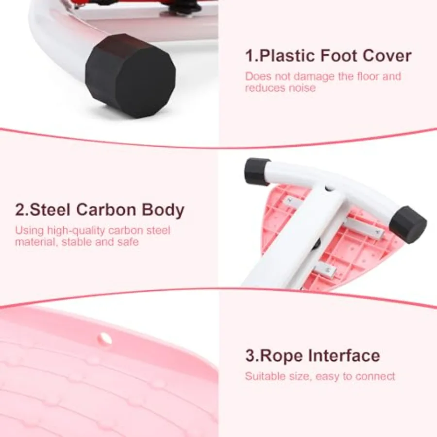 الخصر مجلس آلة الخصر بلا ضوضاء قابل للتعديل ممارسة تويست مجلس الخصر النحات تويست مع شاشة ديجيتال 220.5 رطل تحميل Ca #3