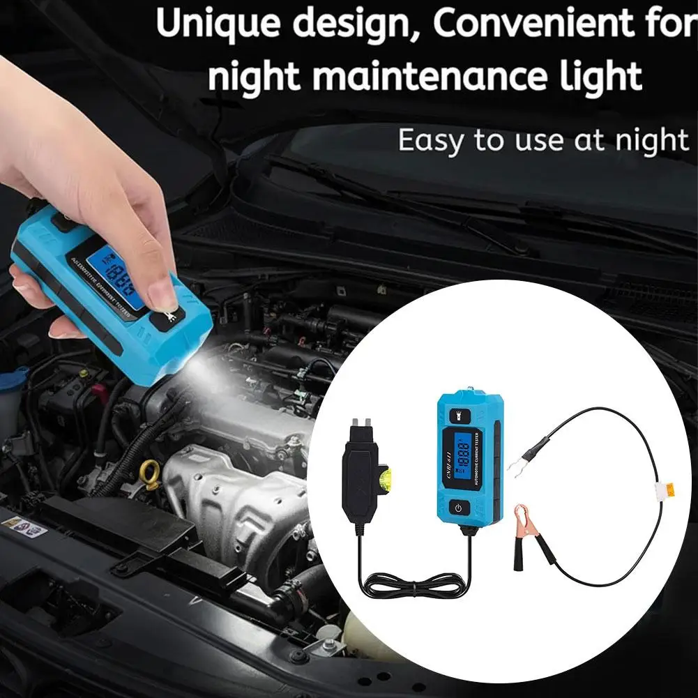 

Тестер автомобильных цепей, измеритель тока, диагностический инструмент для предохранителей, 12В, диапазон 0.01~19.99А, детектор для ремонта, гальванометр, автомобильные аксессуары