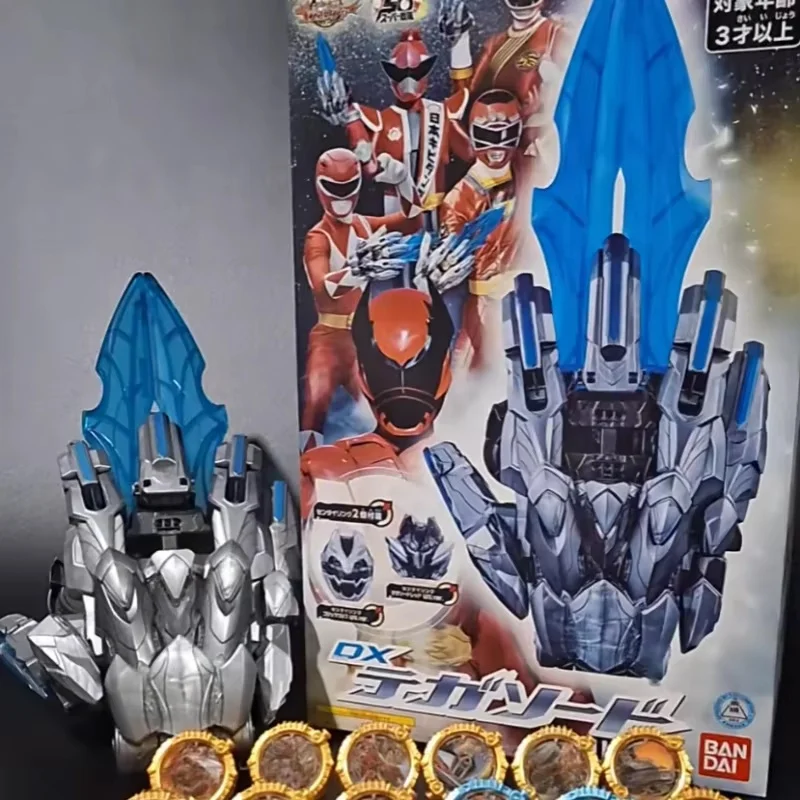 Genuíno Bandai No.1 Sentai Gozyuger DX Silver Tegasword - Figura de ação - Modelo colecionável de anime oficial em estoque