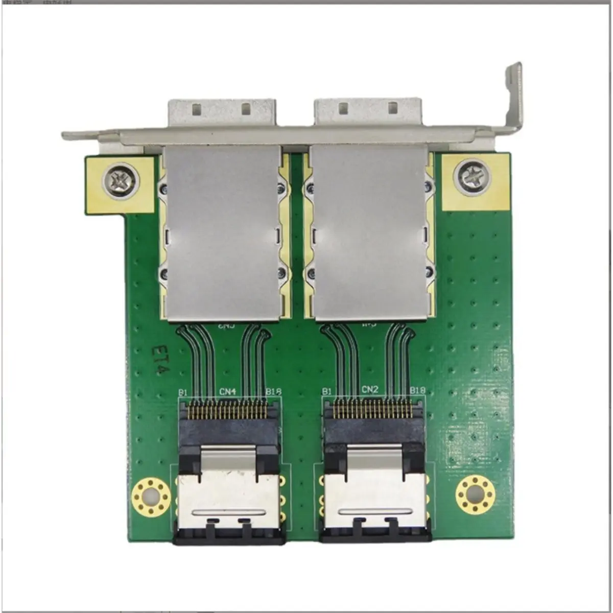 

Адаптерная плата Dual Mini SAS 26p SAS-SFF-8087 на SFF-8088 в кронштейне PCI, серверная карта RAID SAS36P-26P PCI SFF8087-8088