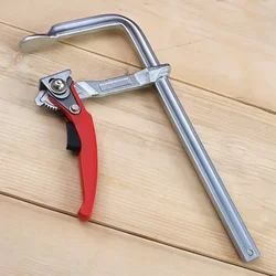 300x120mm Ratchet Arm Heavy Duty Bar Clamp - Strong Hand F Clamp for Welding, Cutting and Woodworking