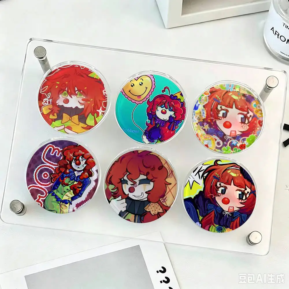 Moe A Regect Game Pin    Creative Pins Funny Round Snap-in Brooch Badge Backpack Hat Accessories Jewelry Gifts for Friend