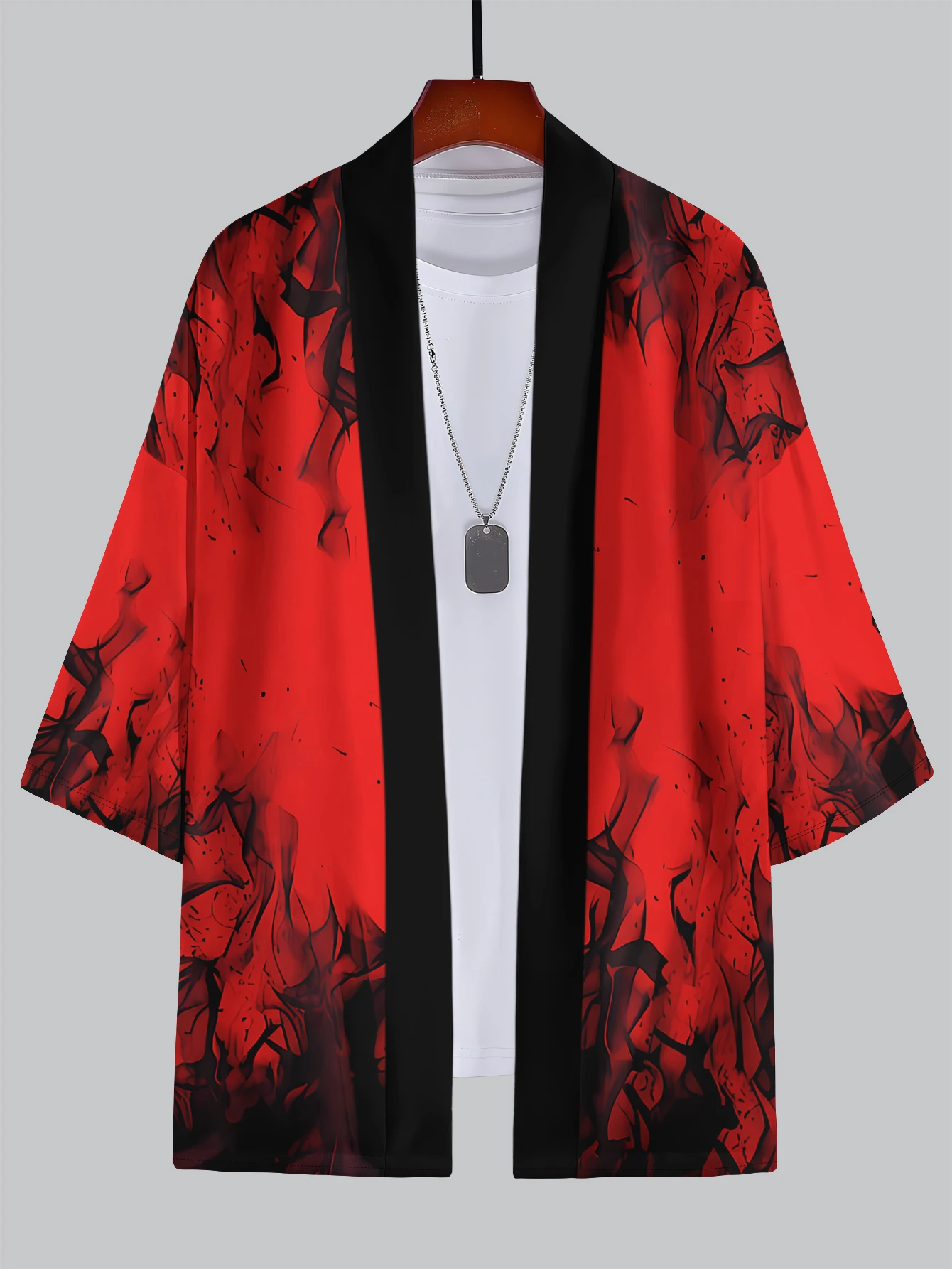 

2025 New Summer Men's 3D Kimono Bundle - Cultural & Trendy Patterns