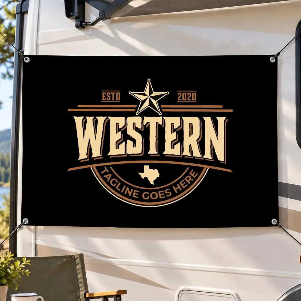 Brand Modern Western Star Trucks Flags Decorative Flag Banner Indoor Outdoor Garden Yard Patio Party Camping Wall Decor Gift