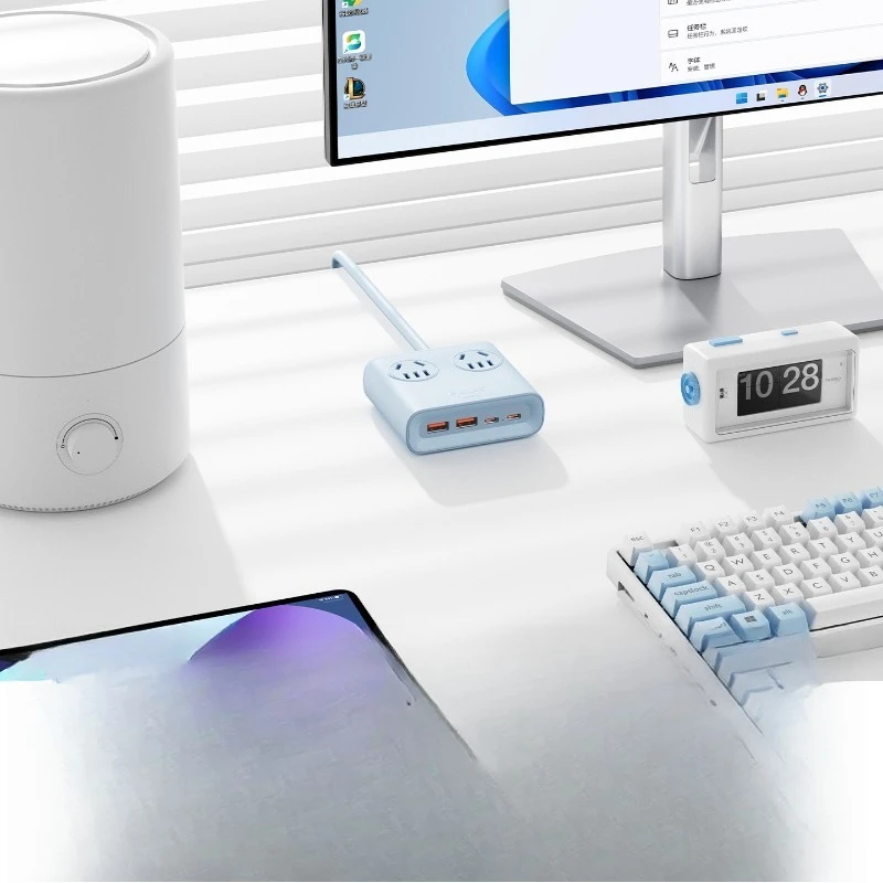 Multifunctional intelligent socket charging power strip multi-plug high power socket USB15W household power supply