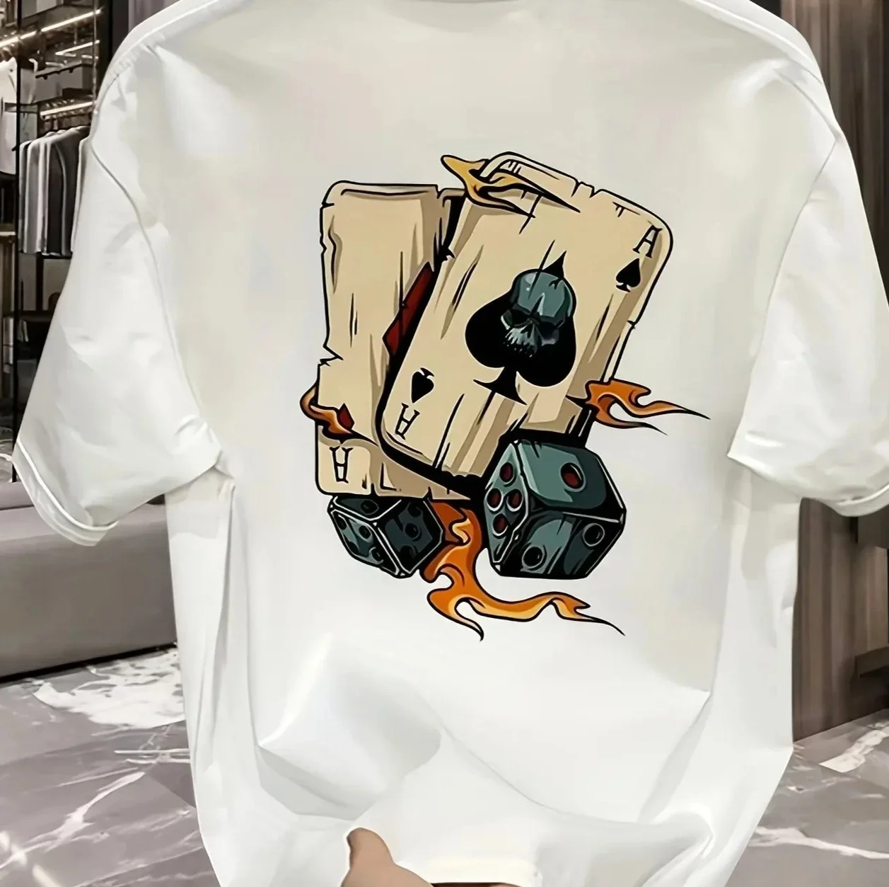 camiseta-de-gola-redonda-com-estampa-criativa-de-cartas-de-poquer-e-dados-estilo-casual-corte-folgado-manga-curta-para-homens-mulheres-e-criancas