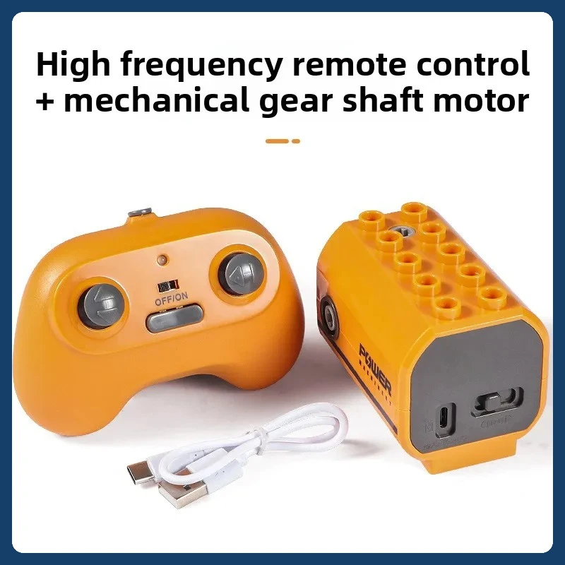 

Compatible with Large Building Blocks Programming Gears Mechanical Bricks Power Motor Charging Remote Control Accessories