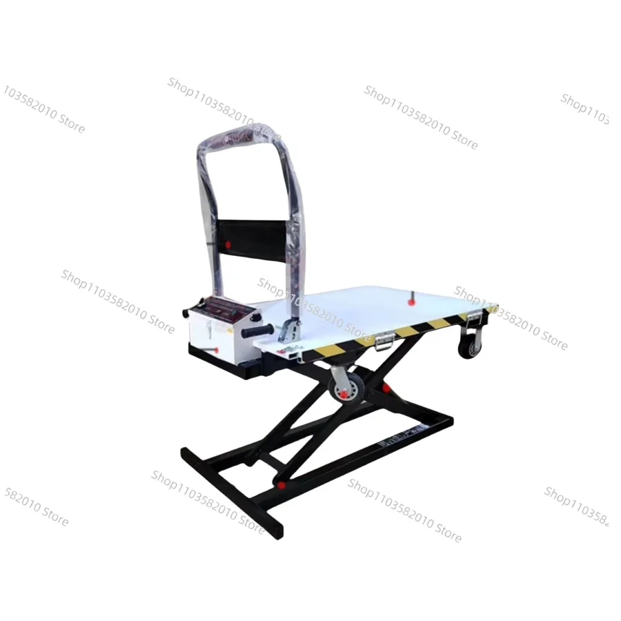 

Portable Electric Scissor Slide Rail Mobile Cart Hydraulic Lift Hotel Loading and Unloading Cargo Manual Loading Lift Platform