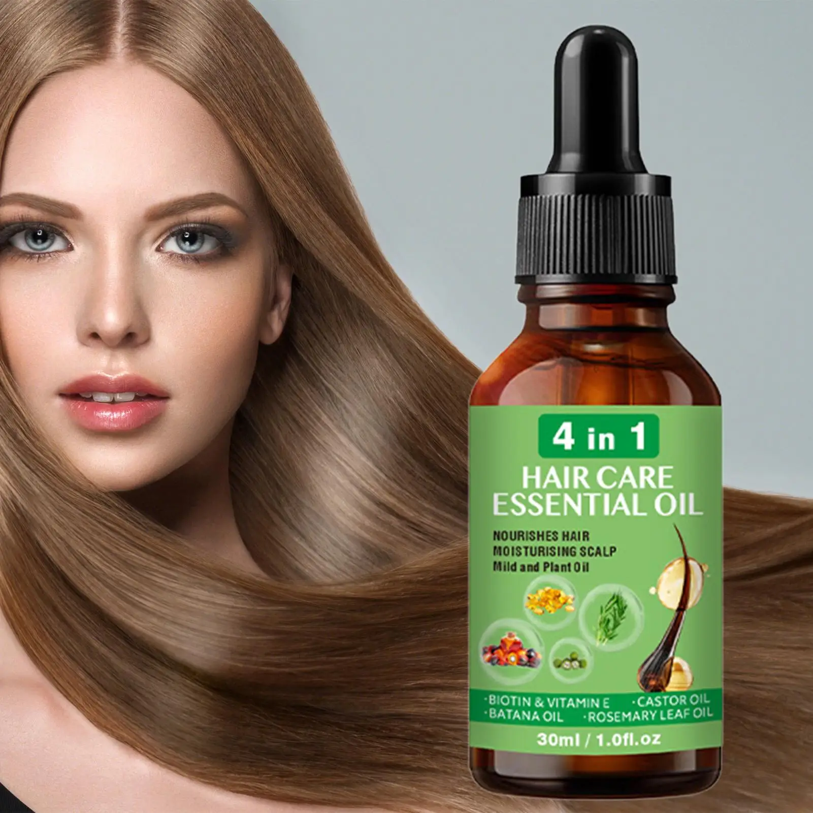 Volume Hair Oil Hair Growth Essential Oil Hair Strengthening Oil Nourishment Split Ends Scalp Care Products Hair Styling Oil