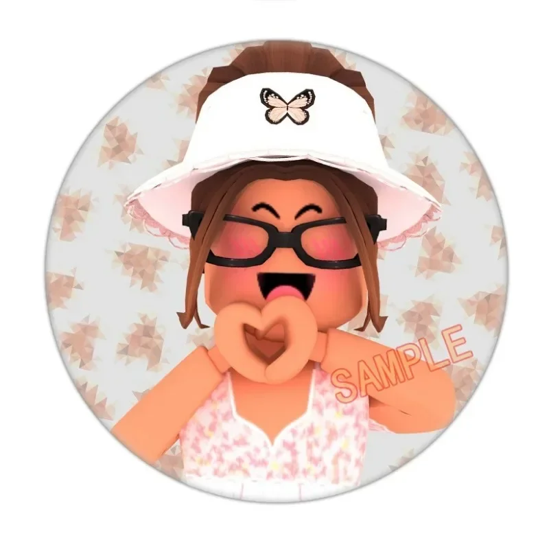 Roblox Gioco a tema 12 pezzi Spilla per ragazze Distintivi in banda stagnata per abbigliamento e accessori per borse Forniture per decorazioni per feste di compleanno per bambini
