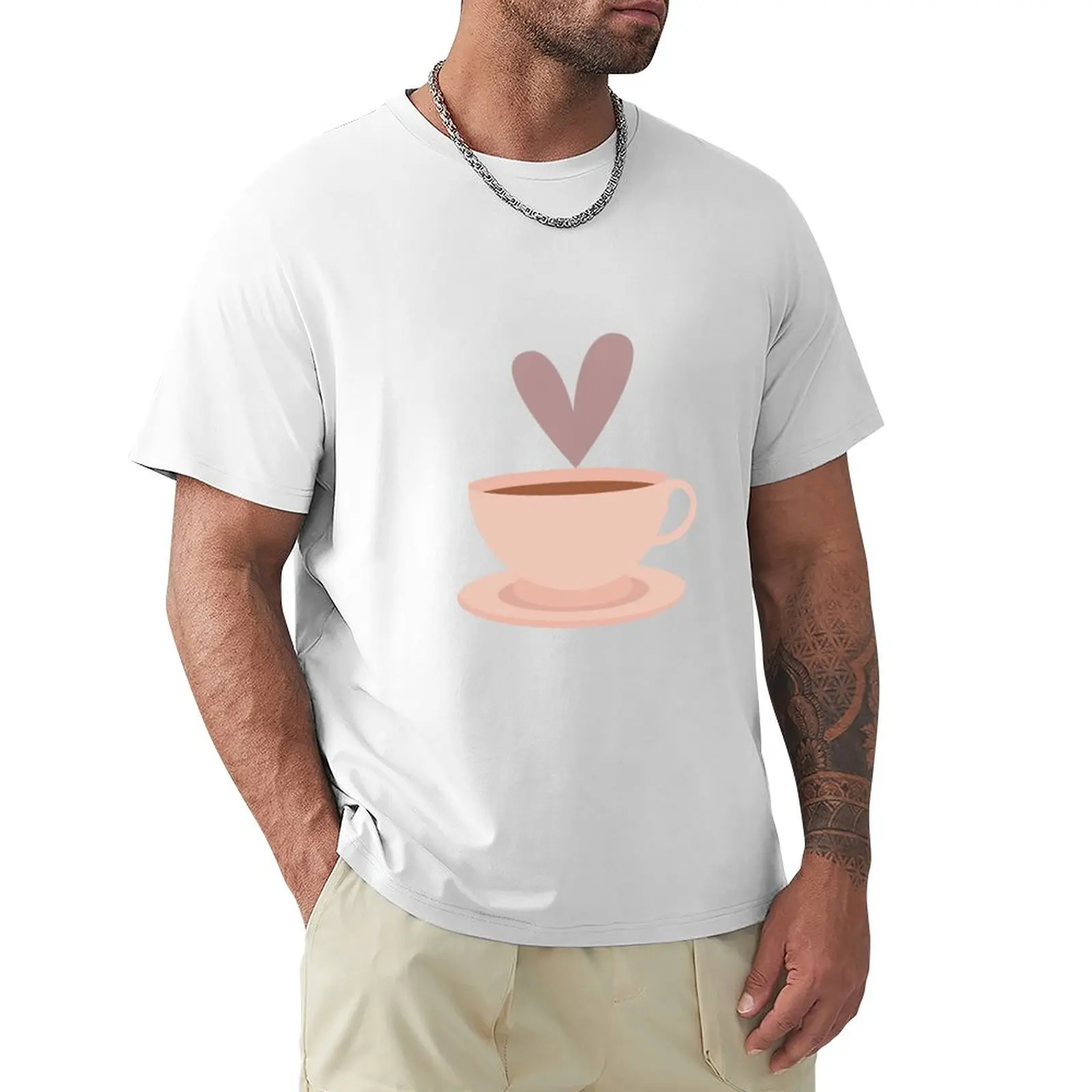 coffee lovers T-Shirt shirts graphic tees summer top mens clothing