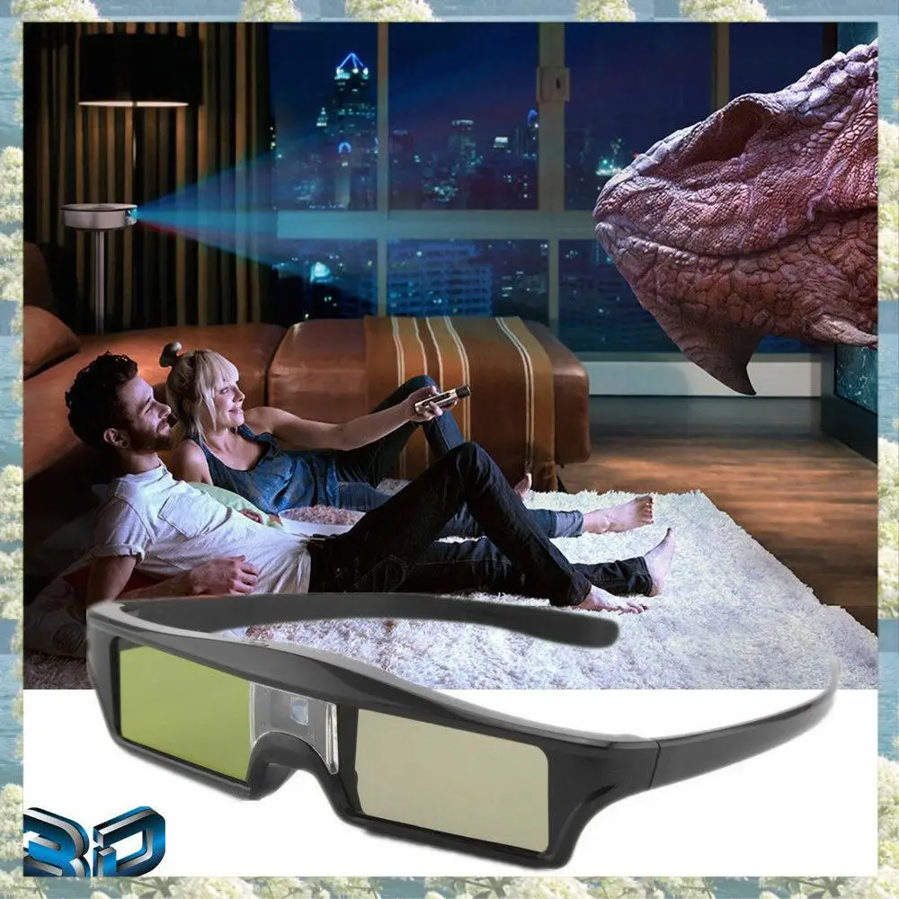

Новые перезаряжаемые 3D-очки с активным затвором для Optoma Benq Acer Sony ALL DLP-проектор