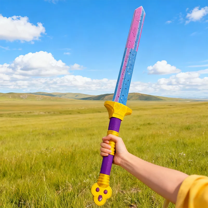 

Новый собранный Kpop Rumi Sword, реквизит для косплея с символом, наряд для женщин, мужчин и детей, карнавальный костюм на Хэллоуин, инструменты, аксессуары