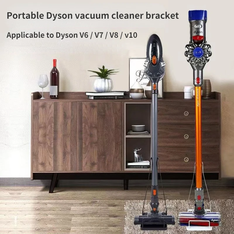 Dla Dyson V7 V8 V10 V10 metalowy odkurzacz uchwyt wspornika stojak podłogowy próżniowe do przechowywania części do czyszczenia akcesoria pędzel