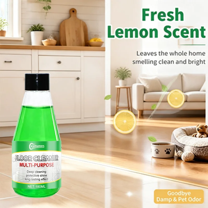 New Powerful concentrated household cleaning solution, removes tile scale and floor stains, restores luster, gentle formula, saf