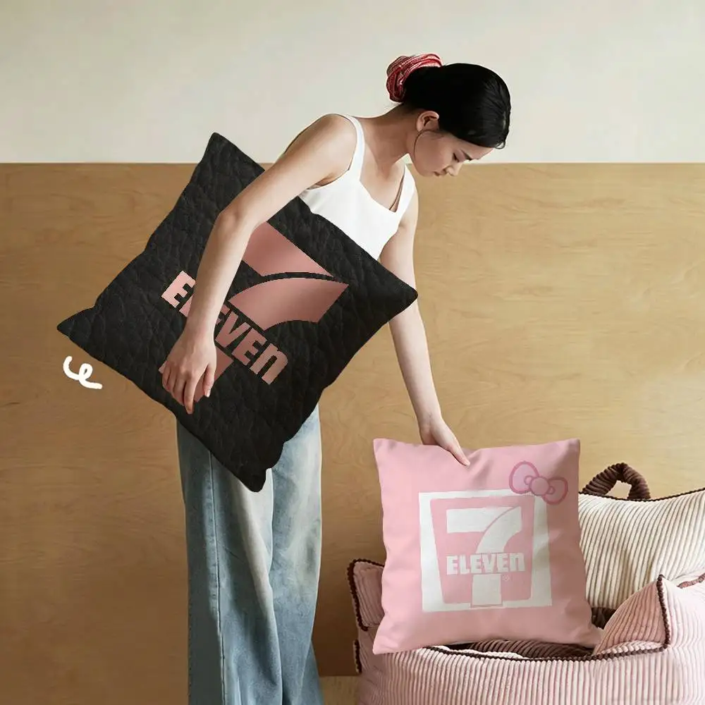 Fashion LOGO 7-E-ELEVENS Pillow Gift Home Office Decoration Bedroom Sofa Car Cushion Cover case 45x45