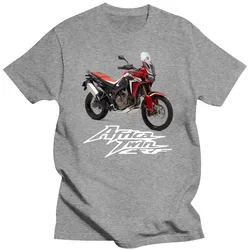 2024 Fashion Men's T-Shirt Harajuku Africa graphic Men Clothing Oversized 2024 Hon Twin Crf 1000 Motorcycle Motorrad Cotton Tops