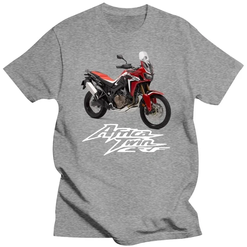 2024 Fashion Men's T-Shirt Harajuku Africa graphic Men Clothing Oversized 2024 Hon Twin Crf 1000 Motorcycle Motorrad Cotton Tops