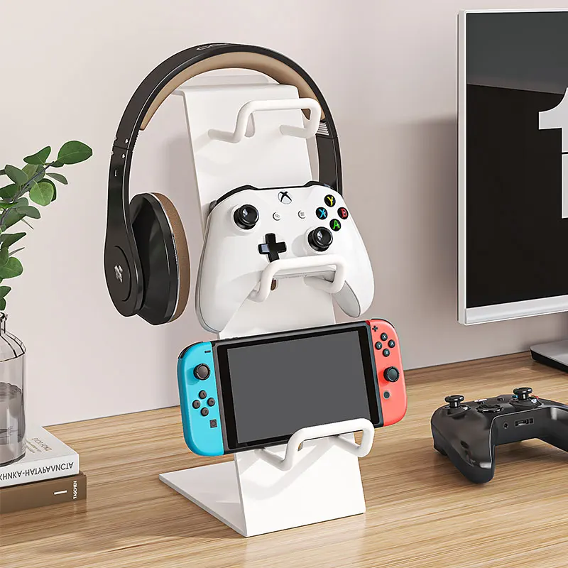 Gamepad bracket desktop storage hanger xbox ps5 switch game console earphone rack creative universal simple and fashionable