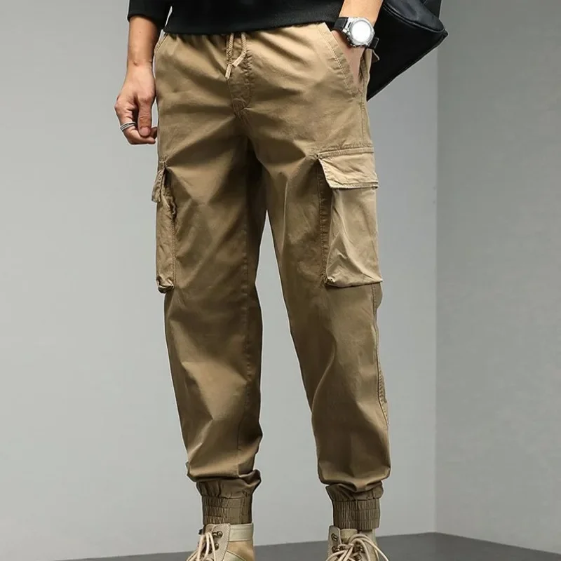 Slim Pencil Trousers Man Harem Cargo Pants for Men Joggers Skinny Spring Summer Cheap Cotton Long Harajuku High Quality Street