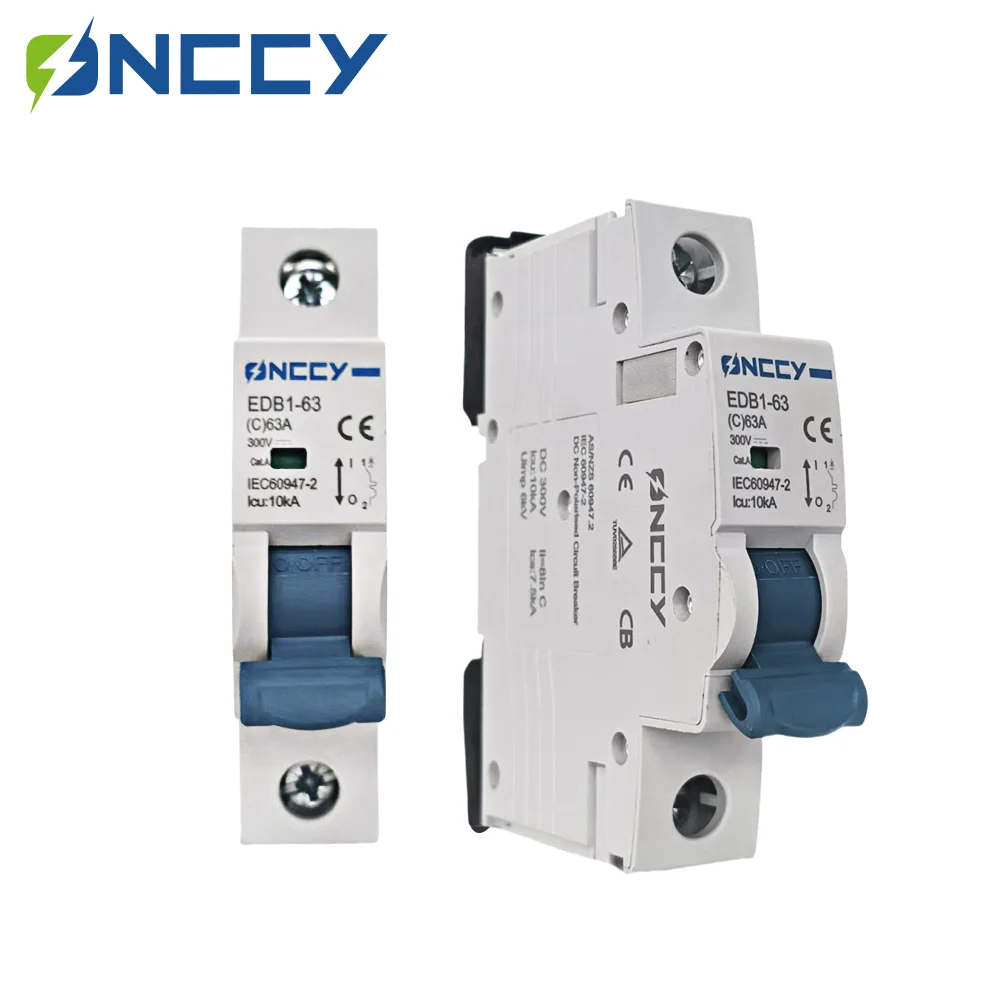 

ONCCY DC MCB 6KA 1P 250V Mini Circuit Breaker DC 10A 16A 20A 25A 32A 40A 50A 63A C Curve Din Rail,DC MCB 12V 24V 48V 60V 110V