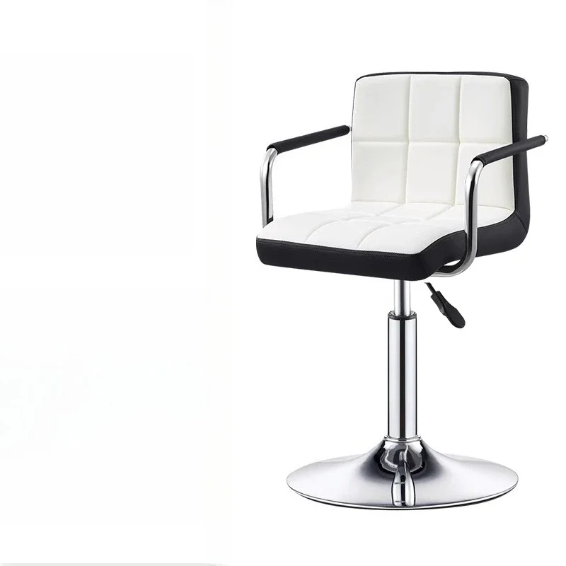 Sgabelli da bar personalizzati per pedicure Sgabelli da bar per salone di design nordico di lusso Lounge Comodi mobili Cadeira in metallo minimalista