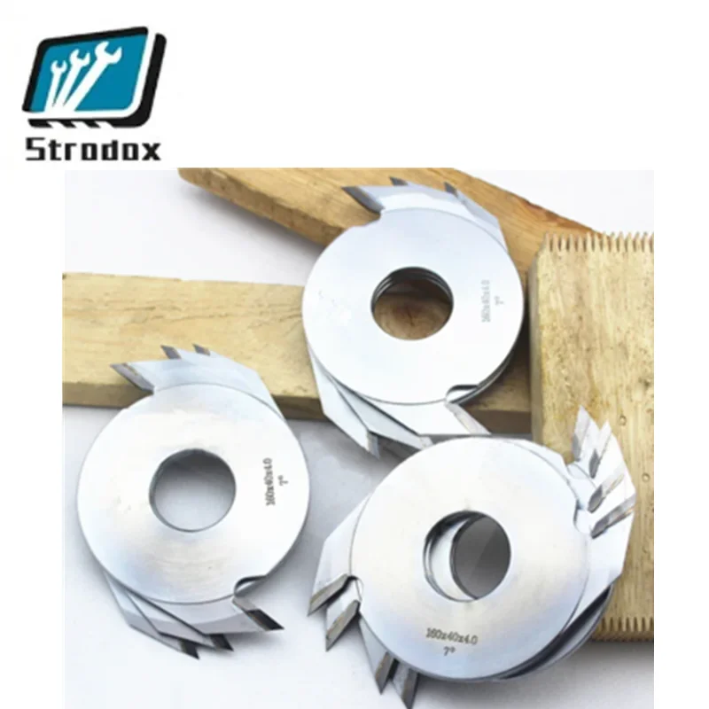 5 Pcs 160mmx4.0mm Woodworking Carbide TCT Finger Joint Cutter Wood Splicing Blades Cutting Deepth 12mm For Finger Shaper Machine