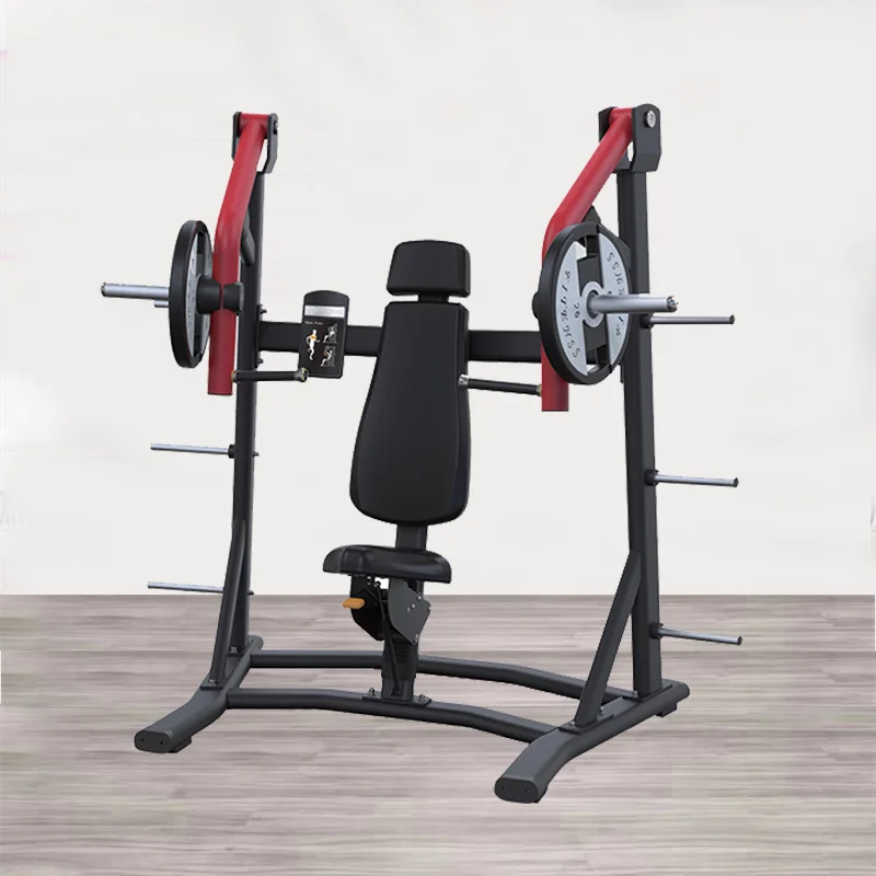 

Plate Loaded Chest Press Machine PL02 Commercial Sports Fitness Gym Equipment Weight Incline Bench Press Seated Chest Press