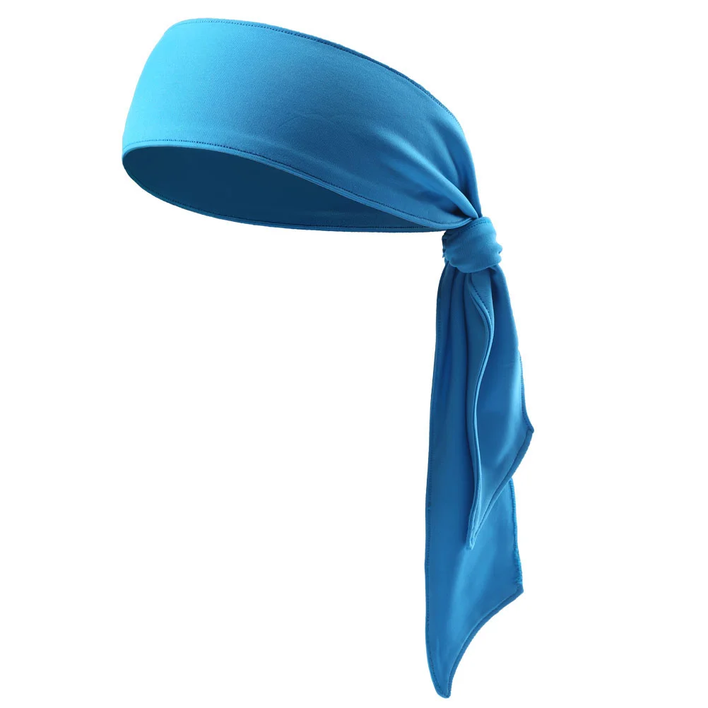 

Sports Headband Tie Blue Mens Bandana Running Athletic Headbands Sweatbands for Hair