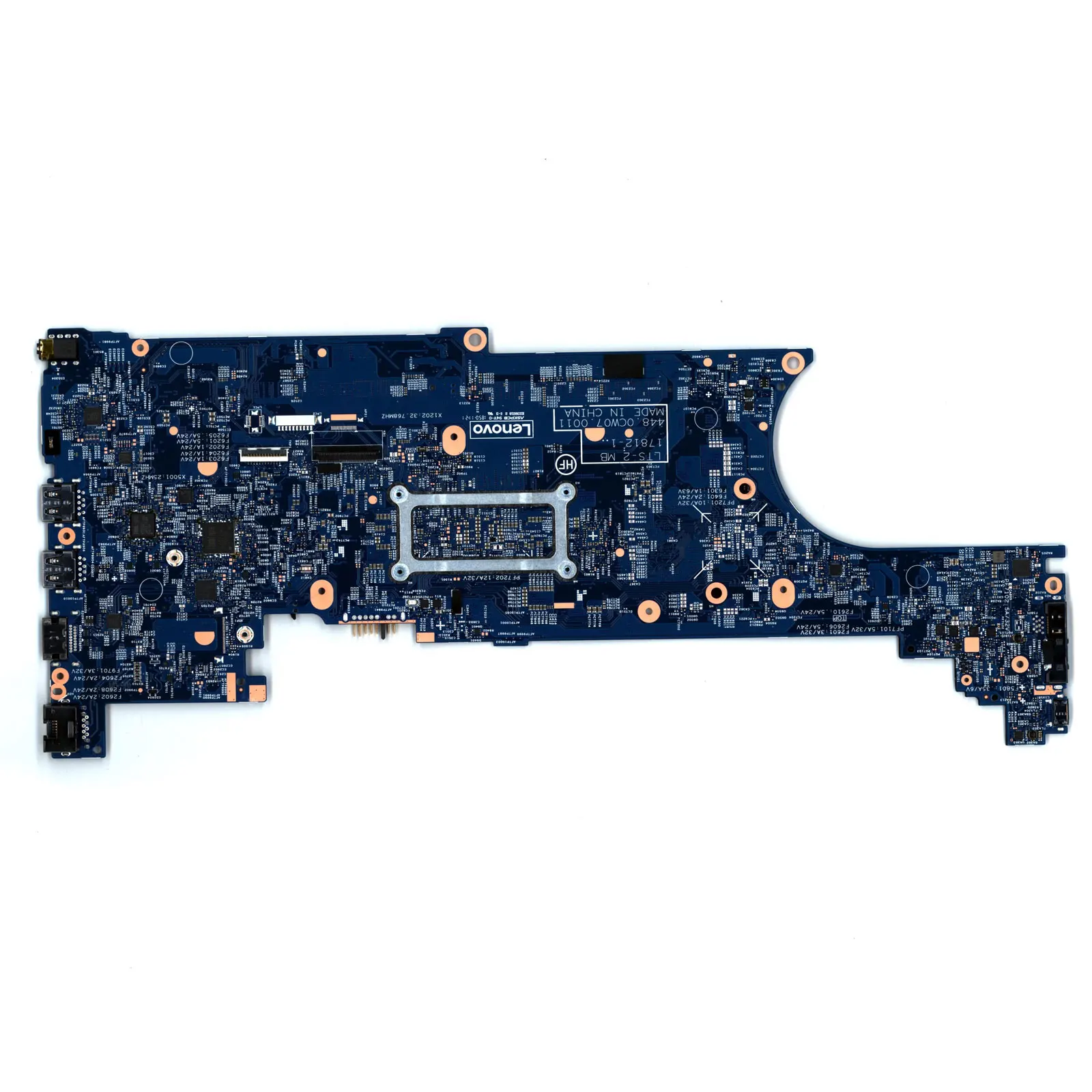 Imagem -02 - Placa-mãe para Laptop para Lenovo Thinkpad T580 20l9 20la I78650u Cpu Uma 178121 Mainboard