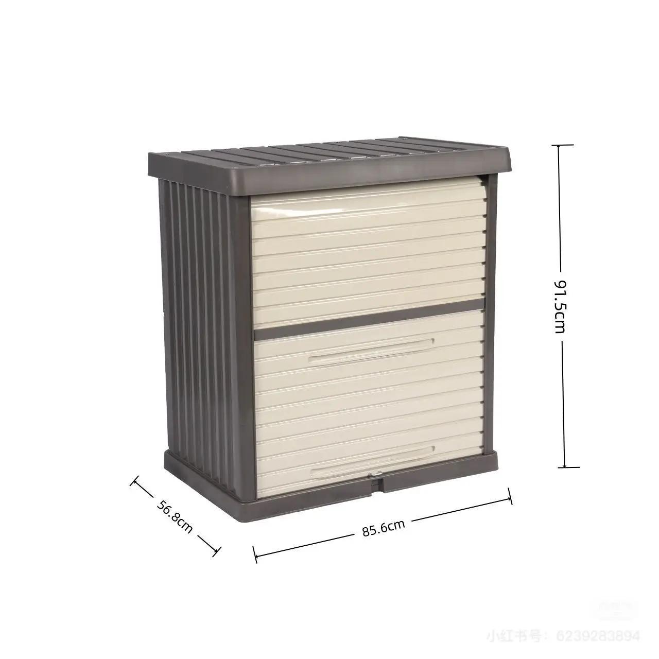 Cross-border special outdoor large tool box, pool storage container deck box garden push-pull box