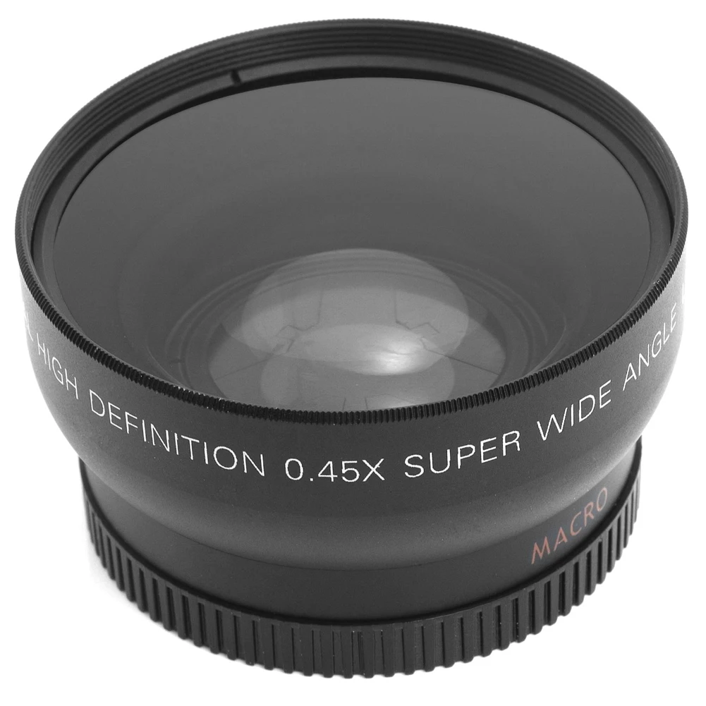 

52MM 0.45x Fisheye Wide Angle Macro Lens Professional Wide Angle Lens for Nikon 18-55mm 55-200mm 50mm 1.4 50mm