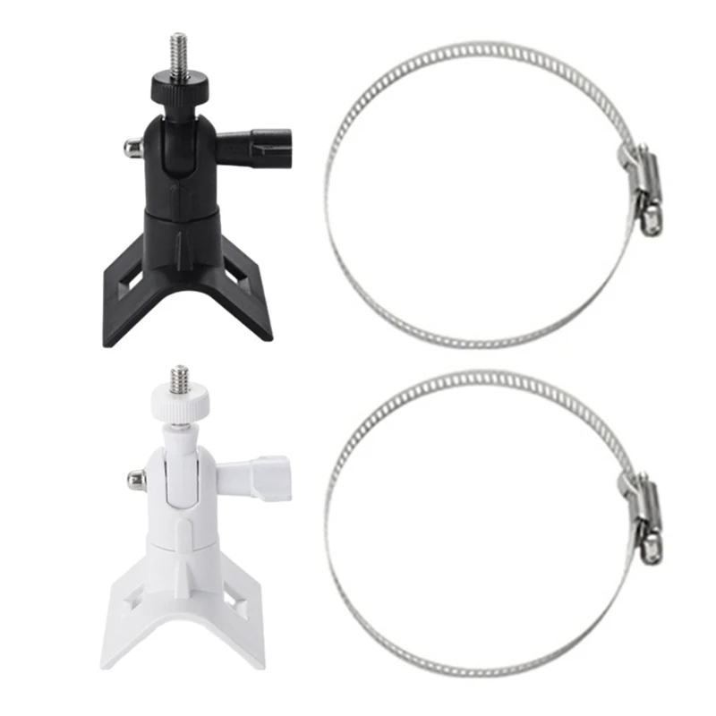 

M2EC Universal Poles Mount Adapter Hoop Wall Mounting Bracket for CCTV Camera