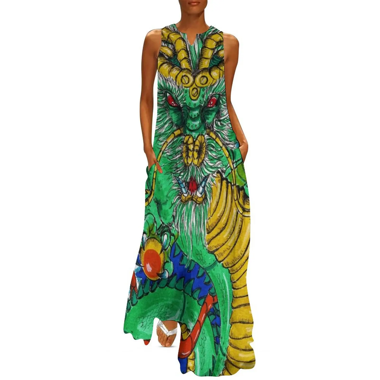 

Steampunk Dragon Long Dress dress summer 2025 women women's fashion dresses