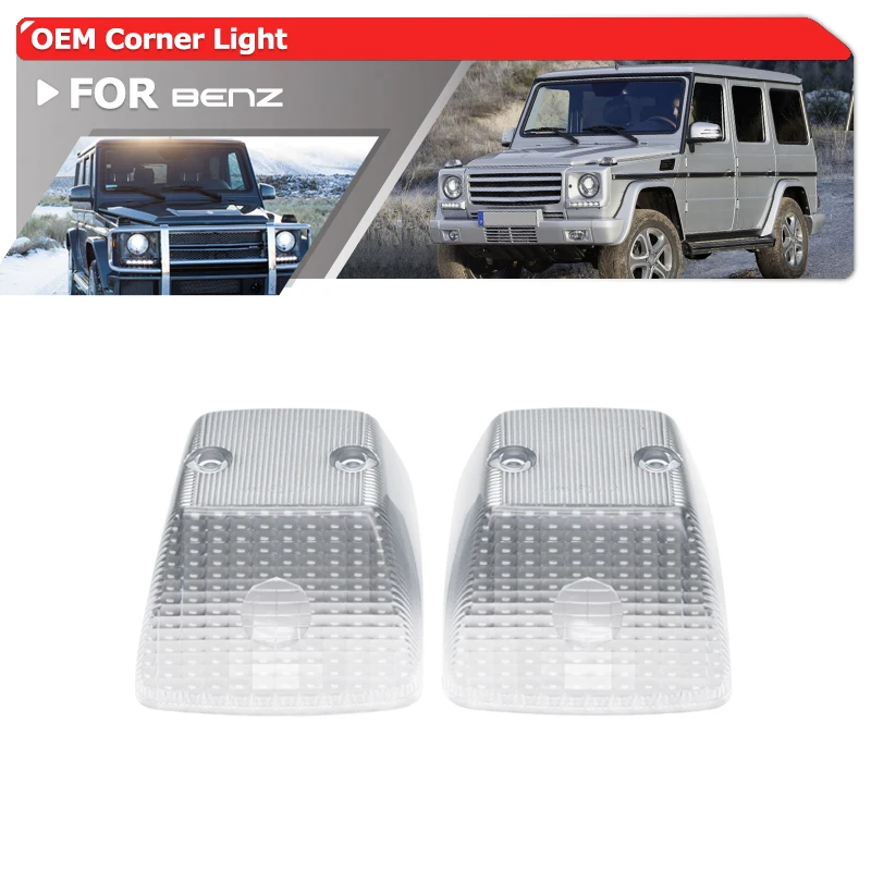

2x для Benz W463 G-Class Wagon SUV Truck G500 G550 G550 G63 G65 AMG 1990-2018 OEM Переднее Крыло сигнала поворота угловой свет
