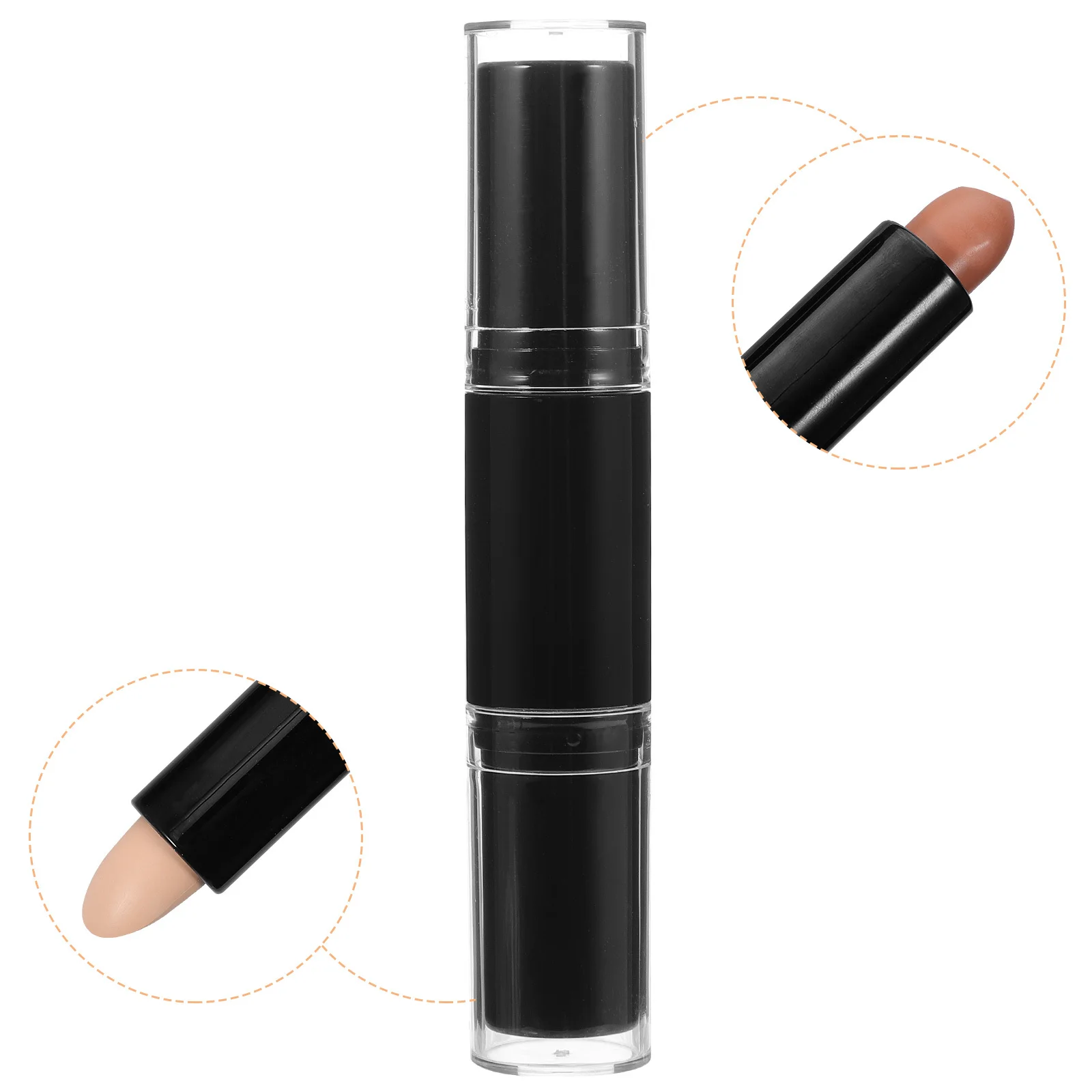 

2Pcs 3D Makeup Contouring Stick Highlighter Concealer Portable Durable for Travel Business Gifts Contour Stick