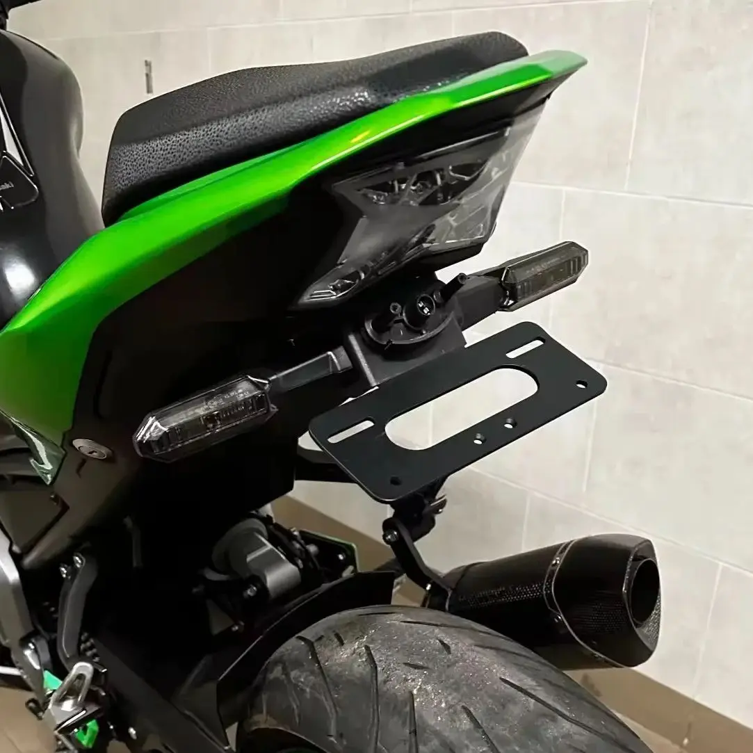 

Z H2 2025 Motorcycle Rear Tail License Plate Holder For Kawasaki Z H2 SE 2020-2021-2022-2023-2024 Tailstock Bracket Kit Z900 SE