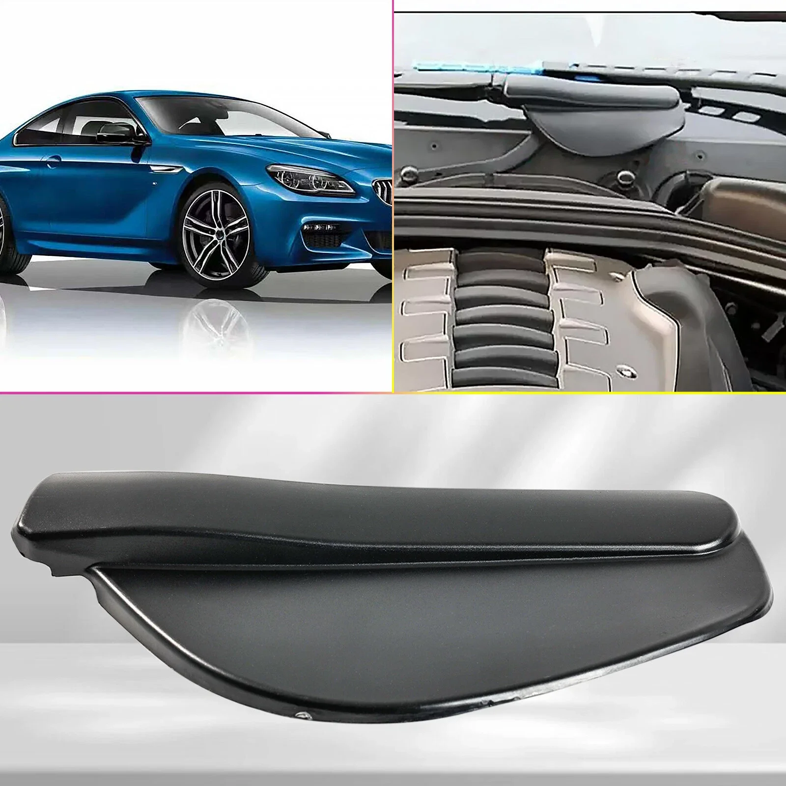 أسود 1 قطعة سيارة الجبهة ممسحة الزجاج الأمامي الذراع غطاء تغليف لسيارات BMW 5 6 سلسلة E61 E60 E63 E64 المملكة المتحدة جودة عالية دائم قطع غيار السيارات