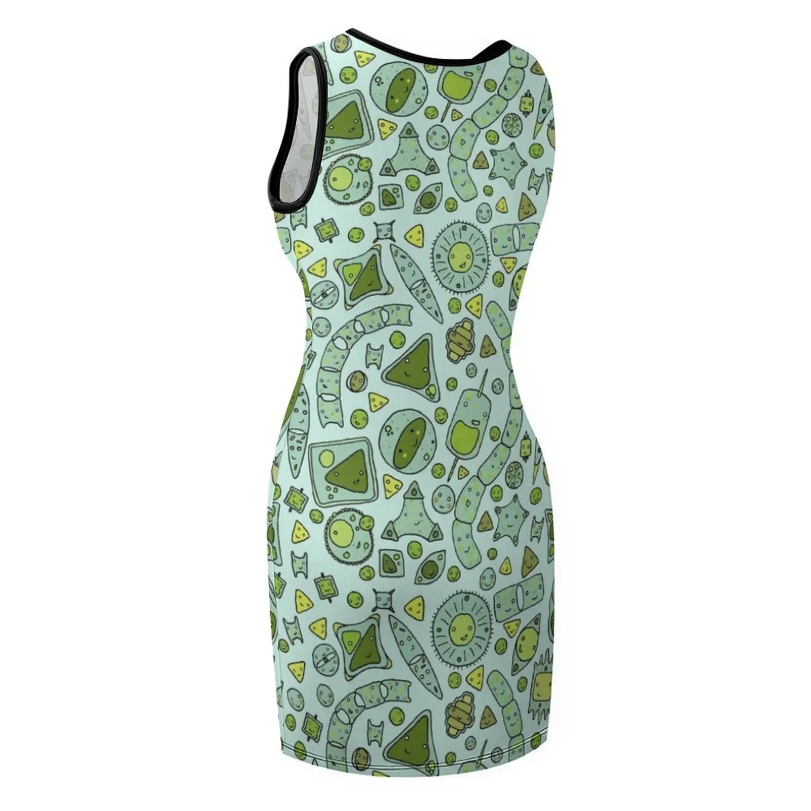 Diatomes Tessellant pour jupes, canapés, cahiers, t-shirts graphiques, etc., vêtements d'été sans manches pour femmes