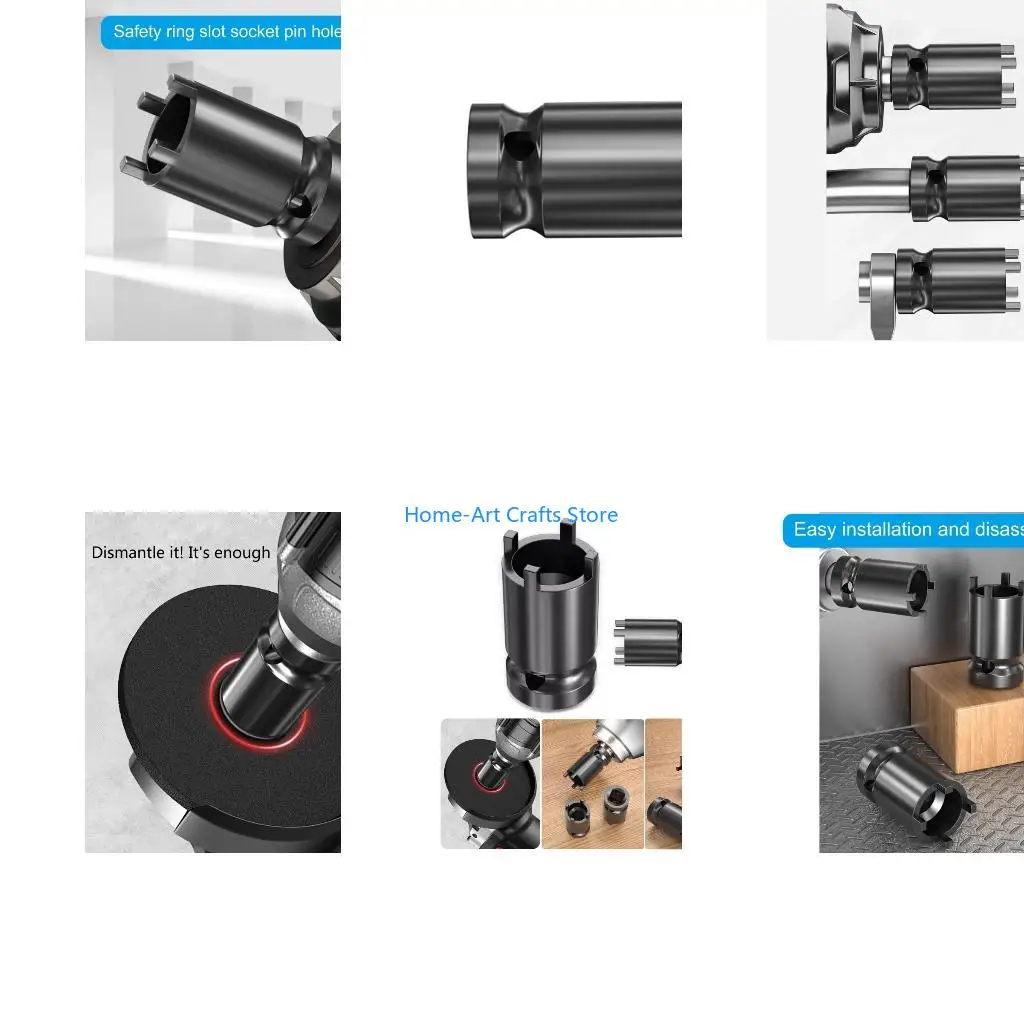 Y3NA Grinder Wrench for Fast Flange Nut Removal, High Torque Spanner for Household and Auto Repair, Secure Nut Handling