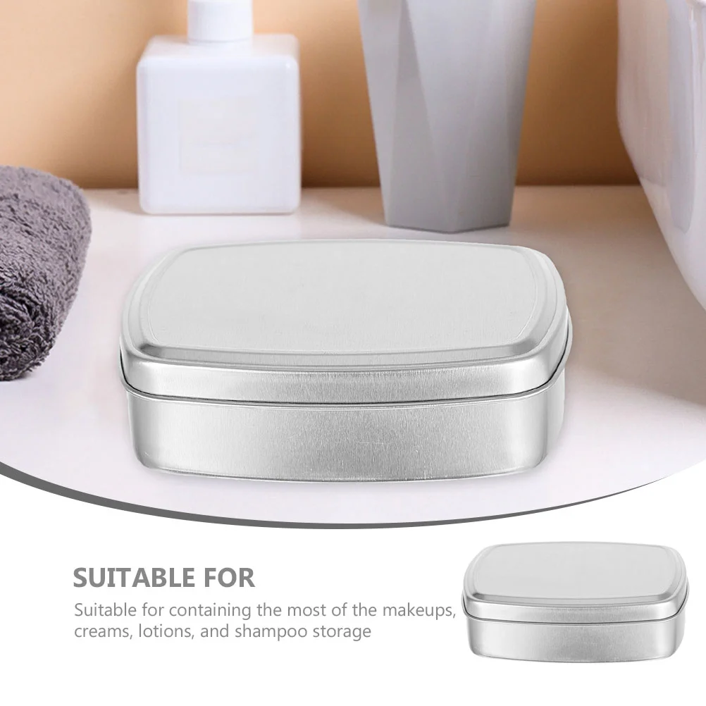 Aluminum Box Travel Hand Soap Case Packing Bar Container Holder Tins Storage Cans