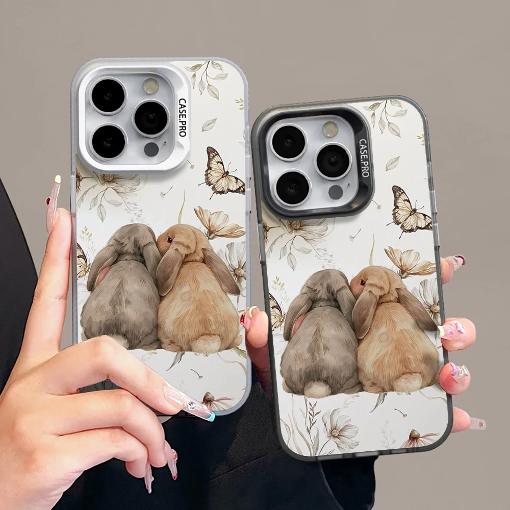Niedliche Erdbeer-Häschen-Handyhülle für Xiaomi Redmi Note 17 Pro Max Hüllen Redmi Mi 11 Lite 5G 14 15 14T 15T 13T Pro Drop Fundas – Detail 5